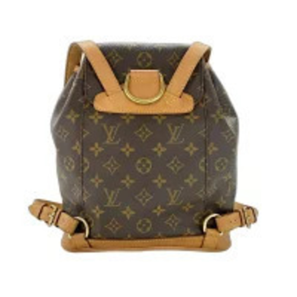 Louis Vuitton Monogram Montsouris Backpack Daypack Brown